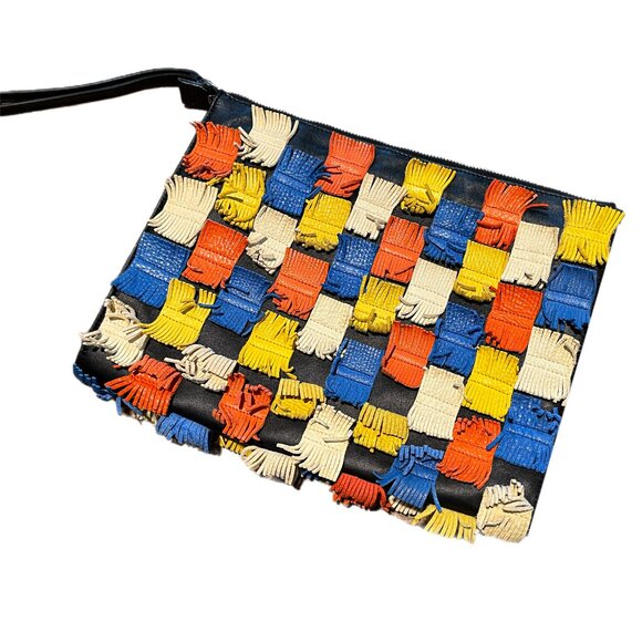 Marni fringe primary color clutch - Picture 2 of 4